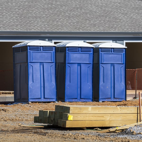 what is the expected delivery and pickup timeframe for the porta potties in Climax Michigan